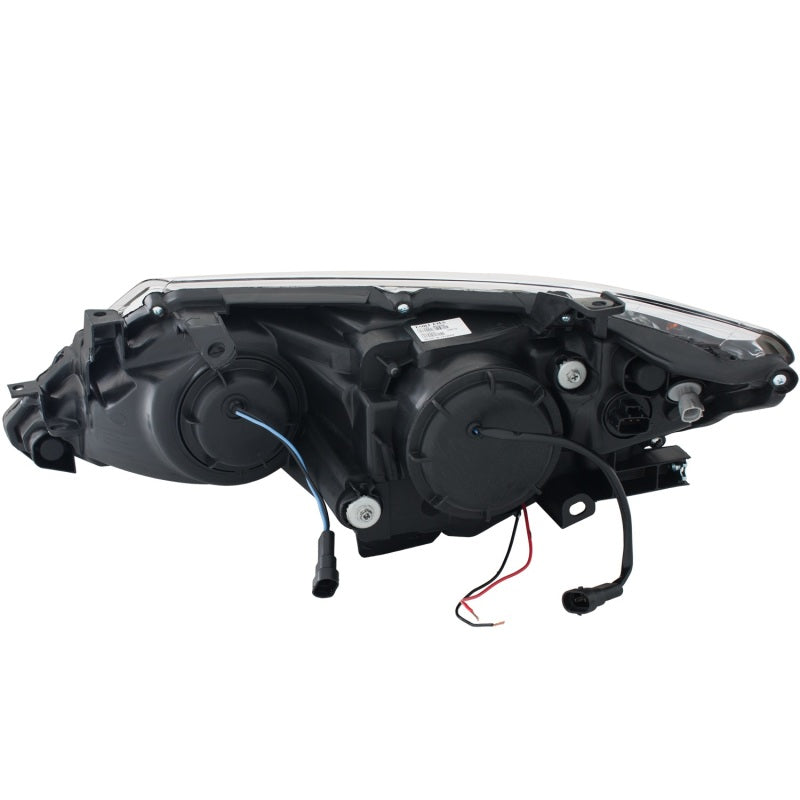 Phares de projecteur ANZO 2012-2013 Toyota Camry avec halo noir