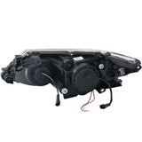 Phares de projecteur ANZO 2012-2013 Toyota Camry avec halo noir