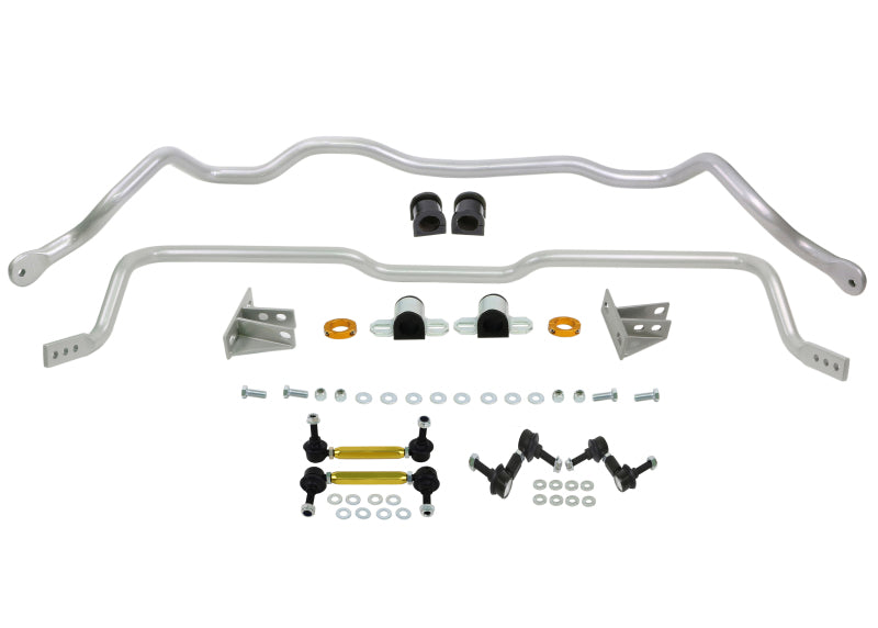 Kit de barres stabilisatrices avant et arrière Whiteline 03-06 Mitsubishi Lancer EVO / 05-06 EVO MR/RS avec arrière de 26 mm