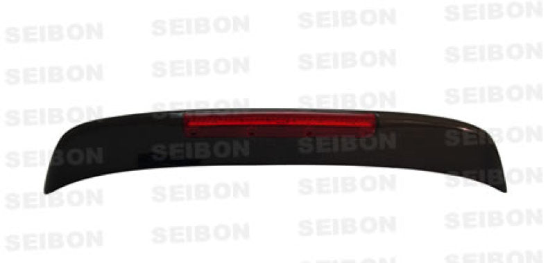 Aileron arrière en fibre de carbone Seibon 92-95 Honda Civic HB SP avec LED