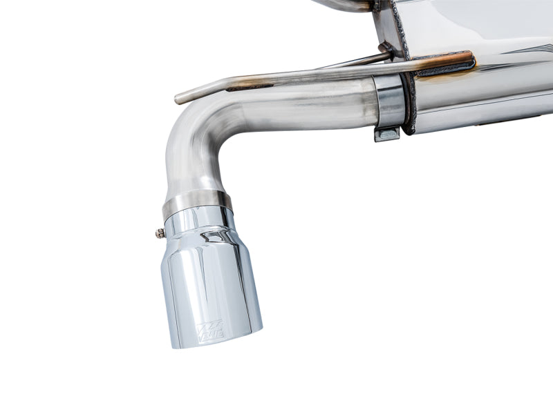 Échappement Cat-back SwitchPath AWE Tuning pour Ford Focus RS - Embouts chromés argentés