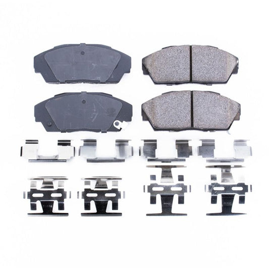 Power Stop 90-93 Acura Integra Front Z17 Evolution Ceramic Brake Pads w/Hardware