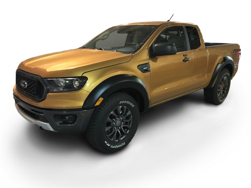 Élargisseurs de garde-boue style Extend-A-Fender pour Ford Ranger 2019 à cabine allongée Bushwacker 4 pièces - Noir