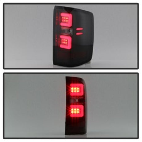 Feux arrière à DEL Spyder Chevy Silverado 16-17 - Fumée noire ALT-YD-CS16-LED-BSM