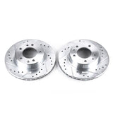 Disques de frein avant Power Stop 86-91 Mazda RX-7 Evolution percés et fendus - Paire