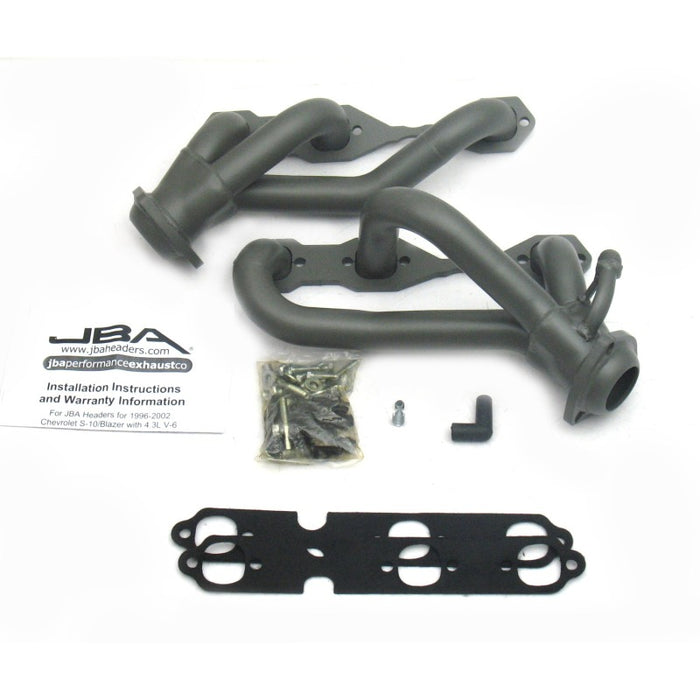 JBA 96-01 GM S Truck 4,3 L V6 sans injection d'air 1-1/2 po primaire Ti Ctd Cat4Ward