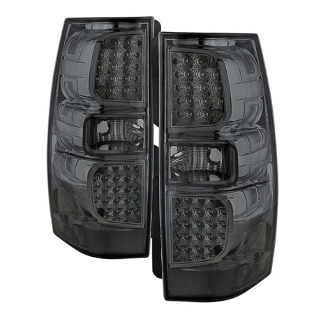 xTune Chevy Suburban/GMC Yukon/Yukon Denali 07-14 LED Tail Lights Smoked ALT-JH-CSUB07-LED-G2-SM