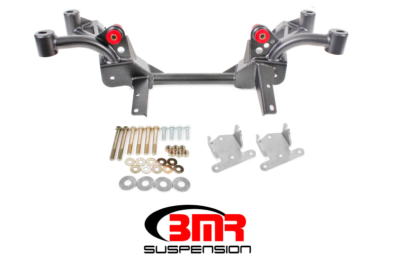 BMR 82-92 3e génération F-Body K-Member avec supports de moteur SBC/BBC et supports de rack Pinto - Black Hammertone