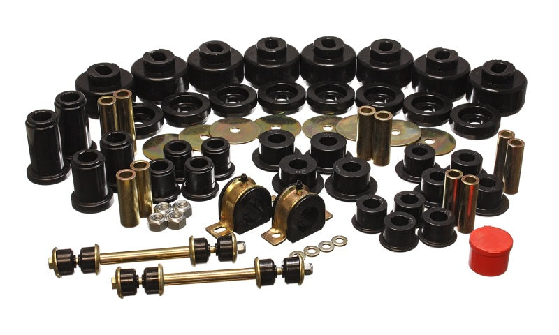 Energy Suspension 01-06 Chevy Silverado 4WD Black Hyper-flex Master Bushing Set