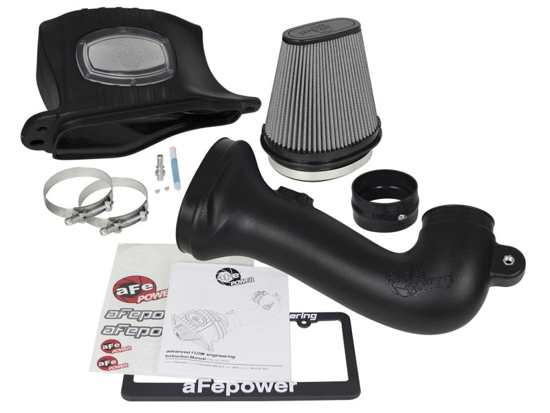 Système d'admission d'air froid aFe Momentum Pro DRY S 15-17 Chevy Corvette Z06 (C7) V8-6.2L (sc)