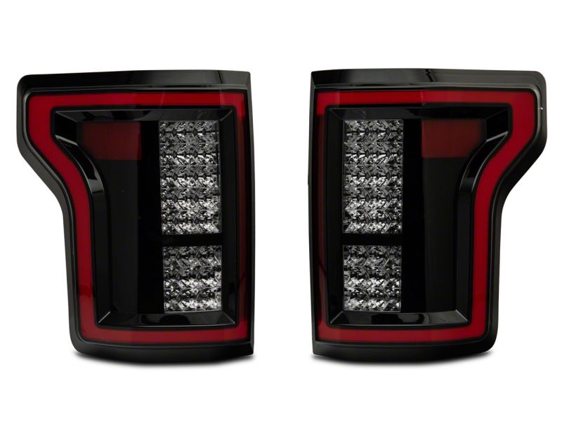 Feux arrière à LED Raxiom 15-17 Ford F-150 - Boîtier noir (lentille fumée)