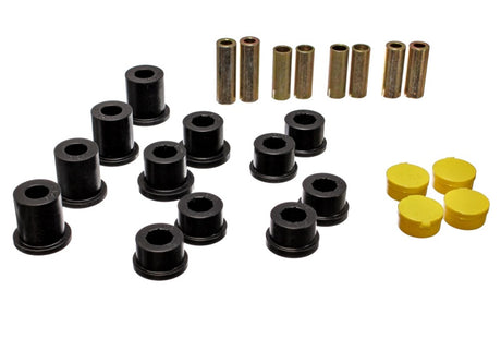 Ensemble de bagues de bras de suspension avant noires pour Mazda Miata 90-97 Energy Suspension