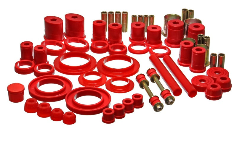 Ensemble de bagues principales Hyper-flex rouges pour Ford Mustang 99-04 Energy Suspension