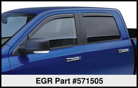 Pare-soleils pour cabine allongée EGR 07-13 Chev Silverado/GMC Sierra - Ensemble de 4 - Mat