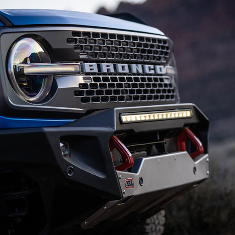 Pare-chocs avant ARB 2021 Ford Bronco à carrosserie large - Sans treuil