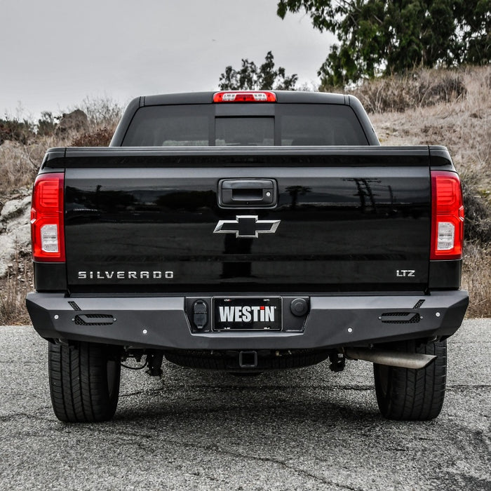 Pare-chocs arrière Westin 14-18 Chevy Silverado 1500 Pro-Series - Noir texturé