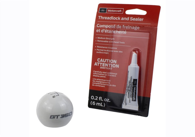 Pommeau de levier de vitesse Ford Performance GT350 6 vitesses – Blanc