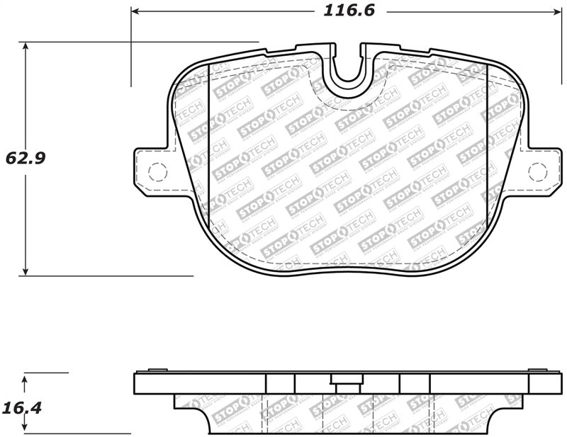 Plaquettes de frein arrière StopTech 10-13 pour Land Rover Ranger Rover Supercharged Street Select