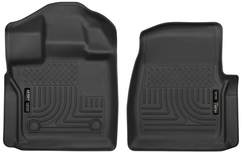 Revêtements de sol noirs Husky Liners15-23 pour cabine standard Ford F-150 X-Act Contour