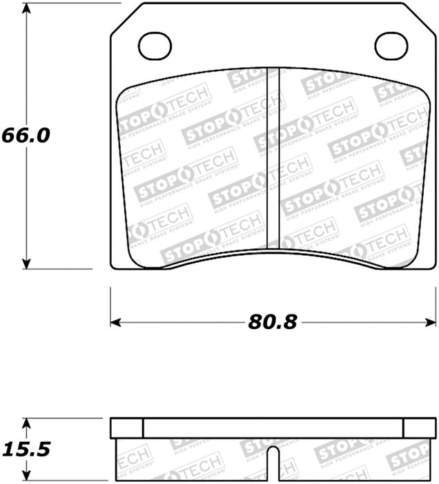 Plaquettes de frein StopTech Street