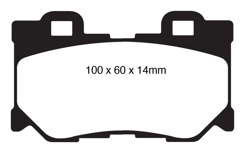 Plaquettes de frein arrière EBC 08-15 Infiniti G37 3.7 Greenstuff