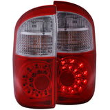 Feux arrière à LED ANZO 2004-2006 Toyota Tundra Rouge/Clair