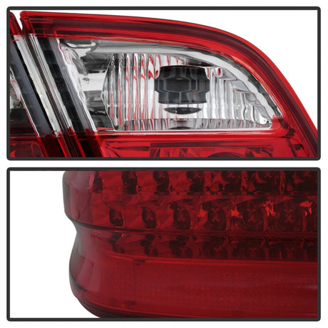 Xtune Mercedes Benz W210 Classe E 96-02 Feux arrière à LED Rouge Clair ALT-CL-MBW210-LED-RC