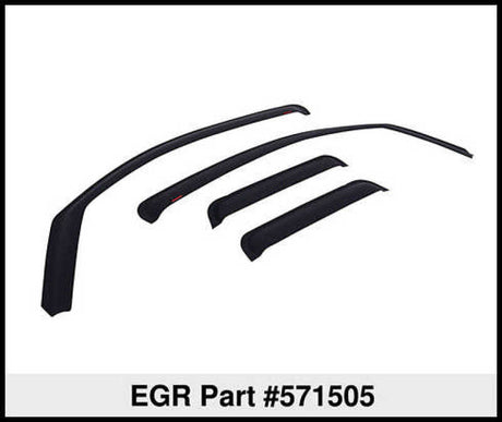 Pare-soleils pour cabine allongée EGR 07-13 Chev Silverado/GMC Sierra - Ensemble de 4 - Mat