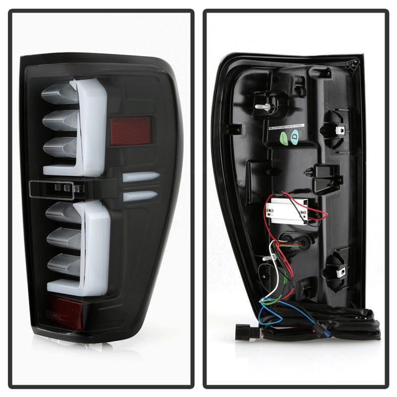 Feux arrière à DEL Spyder GMC Sierra 19-20 à ampoule à incandescence uniquement - Noir ALT-YD-GS19-LED-BK