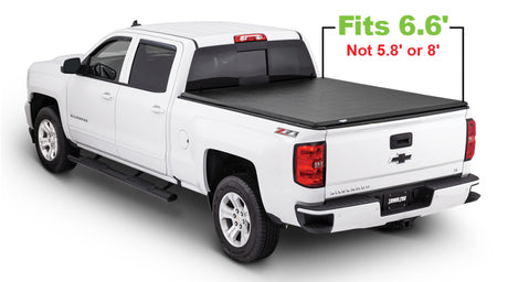 Couvre-caisse rigide pliable Fleetside de 6,6 pieds pour Chevy Silverado 3500 de Tonno Pro 15-19