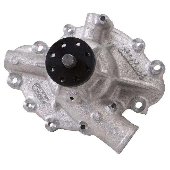 Pompe à eau Edelbrock haute performance AMC/Jeep 1973-91 304 360 401 CI V8 style long finition satinée