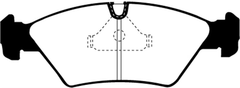 EBC 85-86 BMW 524 TD 2.4 TD (E28) Greenstuff Front Brake Pads