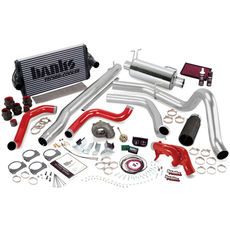 Système PowerPack Banks Power 99 Ford 7,3 L F250/350 Man - Échappement simple SS avec embout noir