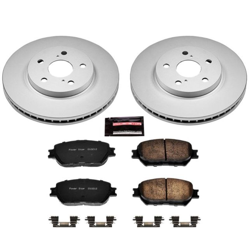 Kit de freins avant Power Stop 2002 Toyota Camry Z17 Evolution Geomet avec revêtement