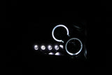 Phares de projecteur ANZO 2006-2008 Dodge Ram 1500 avec halo noir
