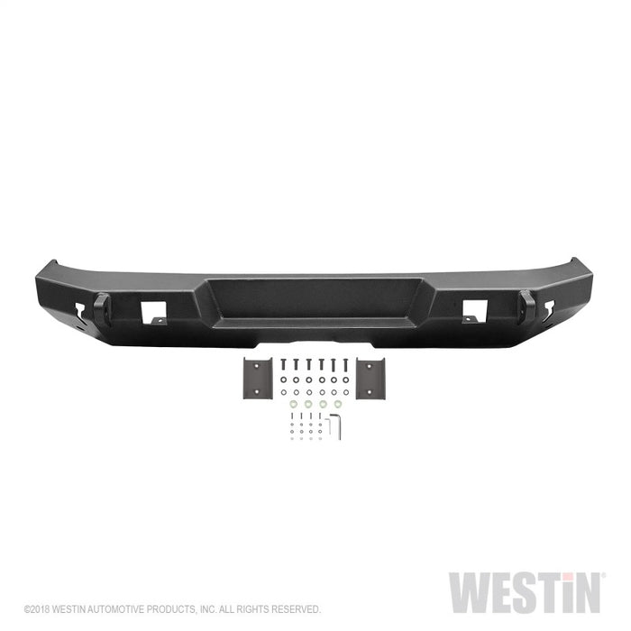 Pare-chocs arrière Westin 18-19 Jeep Wrangler JL – Noir texturé