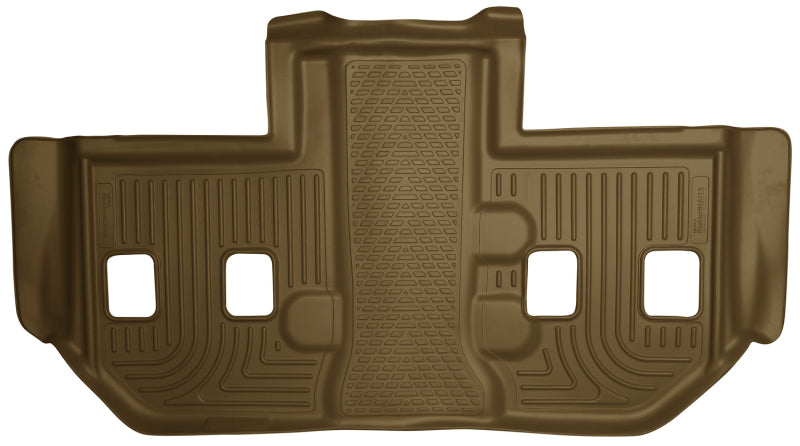 Revêtements de sol pour 3e siège Husky Liners 07-13 GM Escalade/Suburban/Yukon WeatherBeater Tan