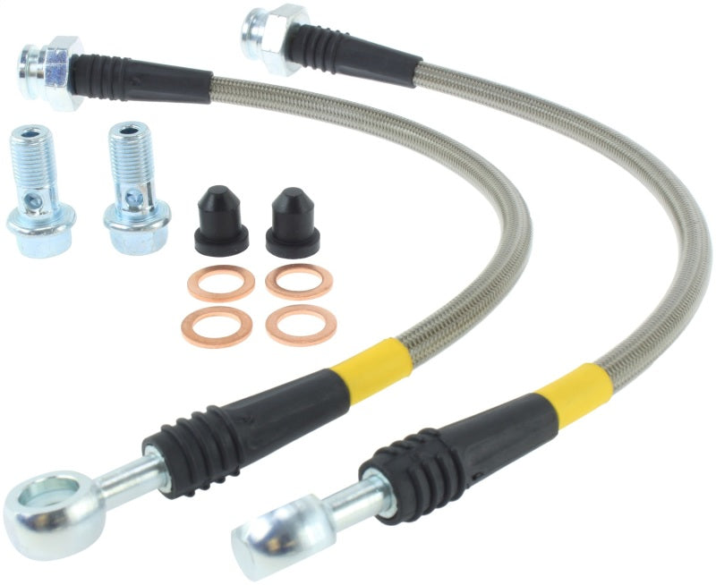 Conduites de frein arrière en acier inoxydable StopTech 89-98 Nissan 240SX (mise à niveau d'origine)