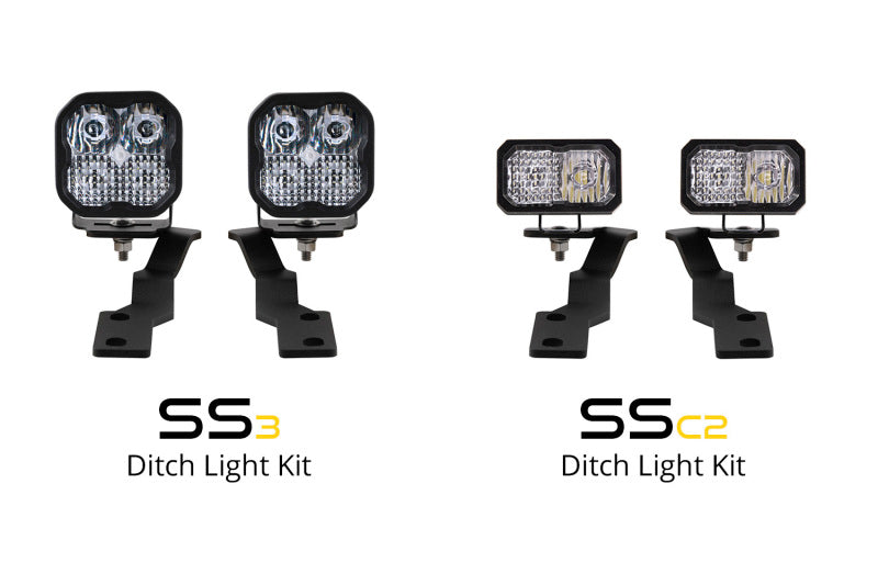 Kit de feux de fossé à LED Diode Dynamics 16-21 pour Toyota Tacoma Sport SS3 - Combo jaune