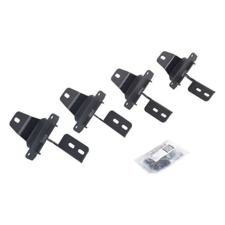 Supports de montage Go Rhino 18-22 Jeep Wrangler JL 2DR (série V V3/RB10 Slim/RB20 Slim) - Tex. Blk