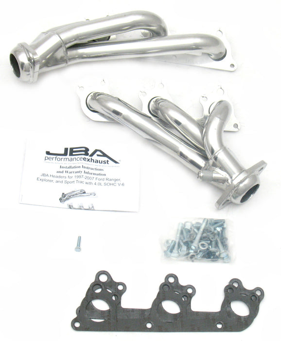 JBA 97-11 Ford Ranger 4.0L OHC avec collecteur d'échappement Cat4Ward primaire Silver Ctd de 1-1/2 po côté conducteur EGR