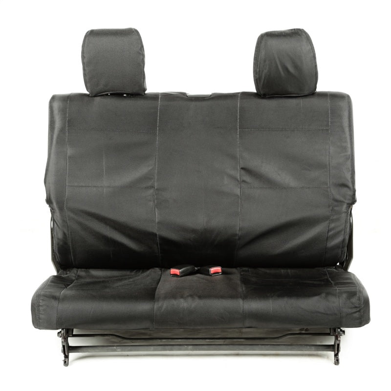 Housse de siège arrière balistique Rugged Ridge noire 840D 07-10 JK 2 portes