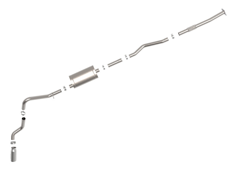 Système d'échappement afe Apollo GT Series 19-20 GM 1500 2,7 L (t) 409 SS CB avec embout poli