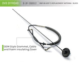 Antenne de remplacement DV8 Offroad 1997-06 Jeep TJ noire