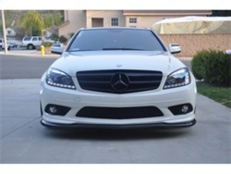 Phares de projecteur halogènes Spyder Mercedes Benz Classe C 08-11 - DRL Blk PRO-YD-MBW20408-DRL-BK