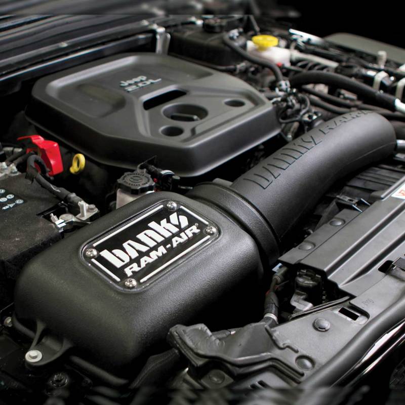 Système d'admission d'air Ram-Air pour Jeep 2.0L Turbo Wrangler (JL) 18-21 de Banks Power