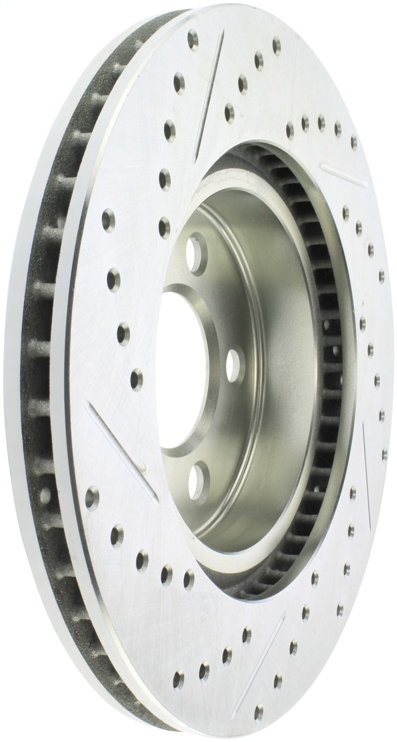 StopTech Select Sport 06-17 Dodge Charger/14-17 Chrysler 300 Slotted & Drilled Front Left Rotor
