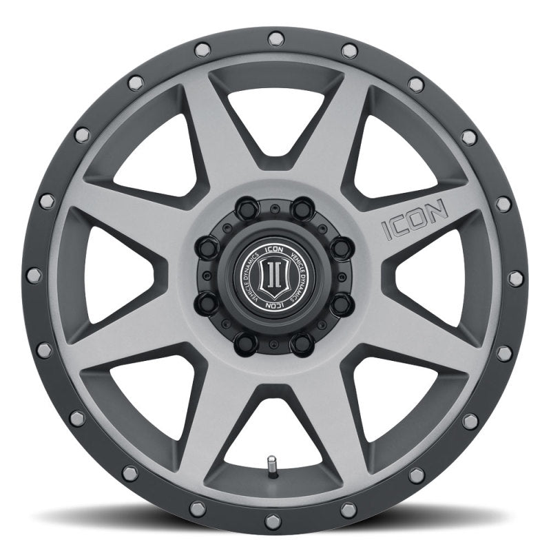 Roue en titane ICON Rebound 20x9 8x180 12 mm de déport 5,5 pouces BS