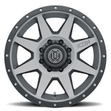 Roue en titane ICON Rebound 20x9 8x180 12 mm de déport 5,5 pouces BS