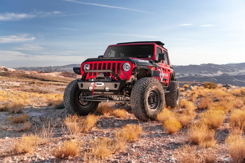 Jeep Wrangler JL 4 portes Trailview Fastback 2018-2021 Rampage - Diamant noir